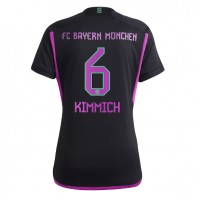 Koszulka piłkarska Bayern Munich Joshua Kimmich #6 Strój wyjazdowy dla kobiety 2023-24 tanio Krótki Rękaw